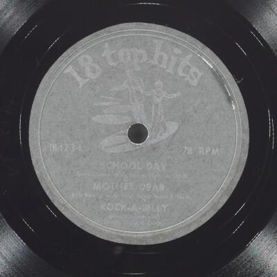 ENOCH LIGHT School Day / Rock A Billy / Gone 18 TOP HITS TH-12-3 VG 78 Vocal 10''