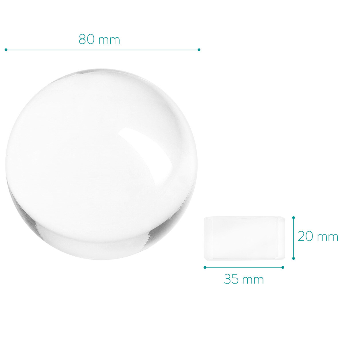 Glaskugel Fotografie Kugel aus Glas Fotokugel mit Ständer Kristallkugel