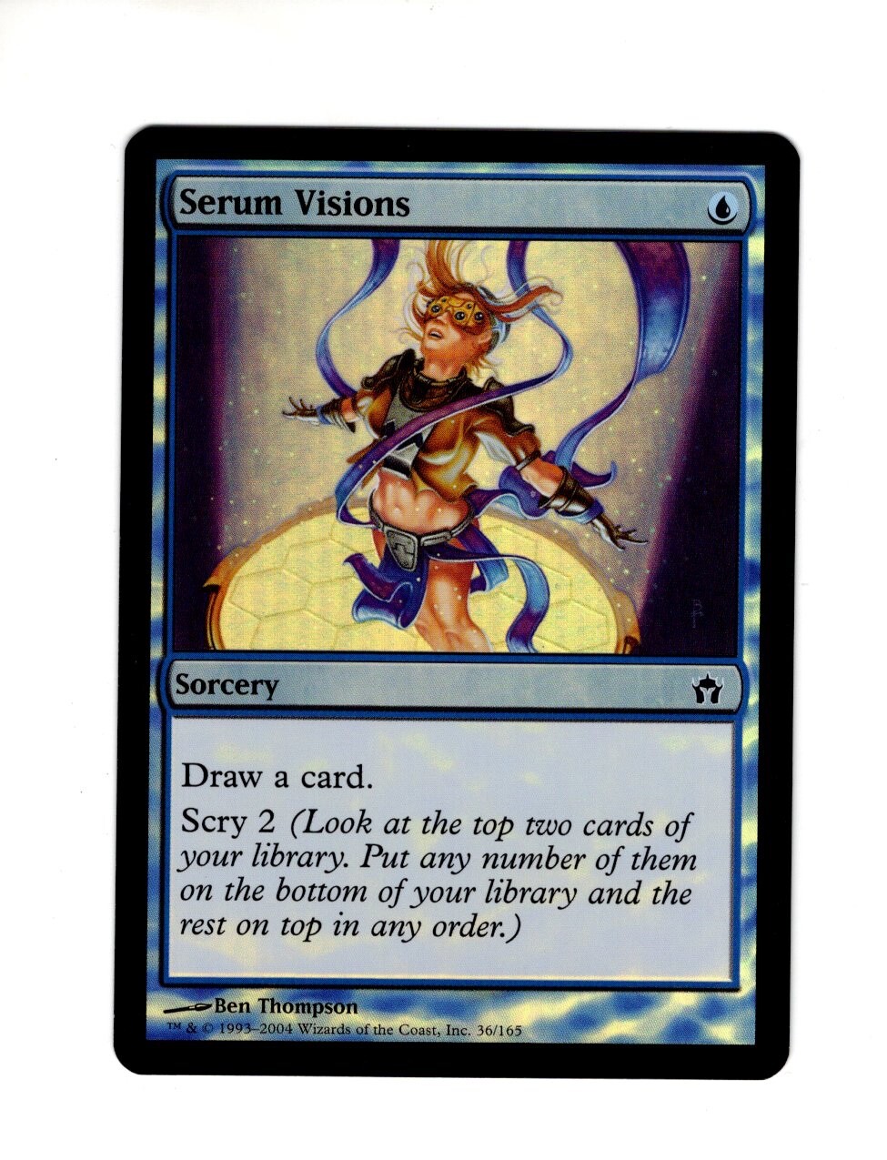 Serum Visions Fifth Dawn FOIL NM no clouding  MTG Magic the Gathering
