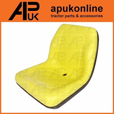 Hochlehne gelbe Sitzpfanne für Iseki Kubota Yanmar John Deere Kompakttraktor