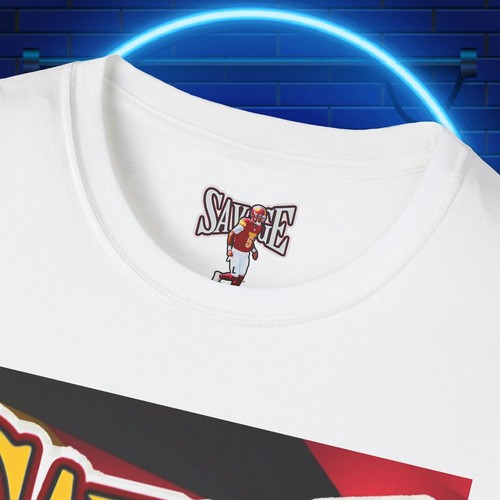 Savage Jayden Daniels Washington Unisex Softstyle T-Shirt - Bild 8 von 13