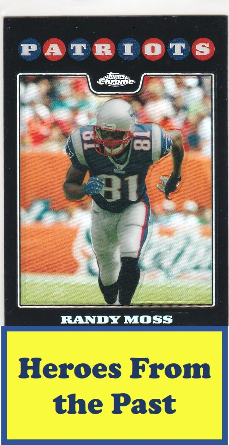 2008 Topps Chrome Refractors #TC74 Randy Moss 057-L