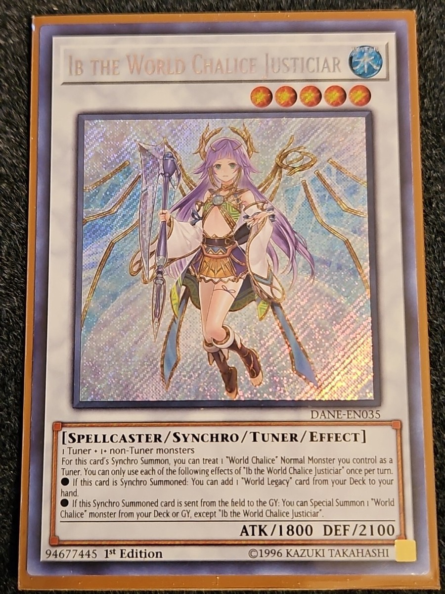 Ib the World Chalice Justiciar - DANE-EN035 - Secret Rare - 1st