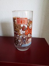 Star Wars ROTJ Return of the Jedi Glass Burger King Ewoks C3PO Vintage 1983. G6