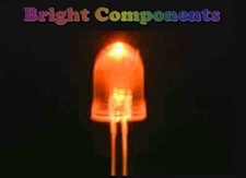 5 x Orange LED 10mm - Ultra Bright(5000mcd) - UK Seller