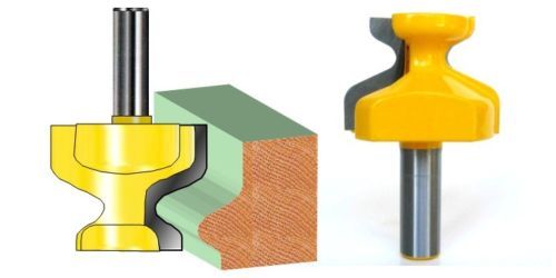 1 Stck. 1/2 SH Türkante umkehrbar europäischer Fingerzug Lippe Router Bit S - Bild 9 von 12