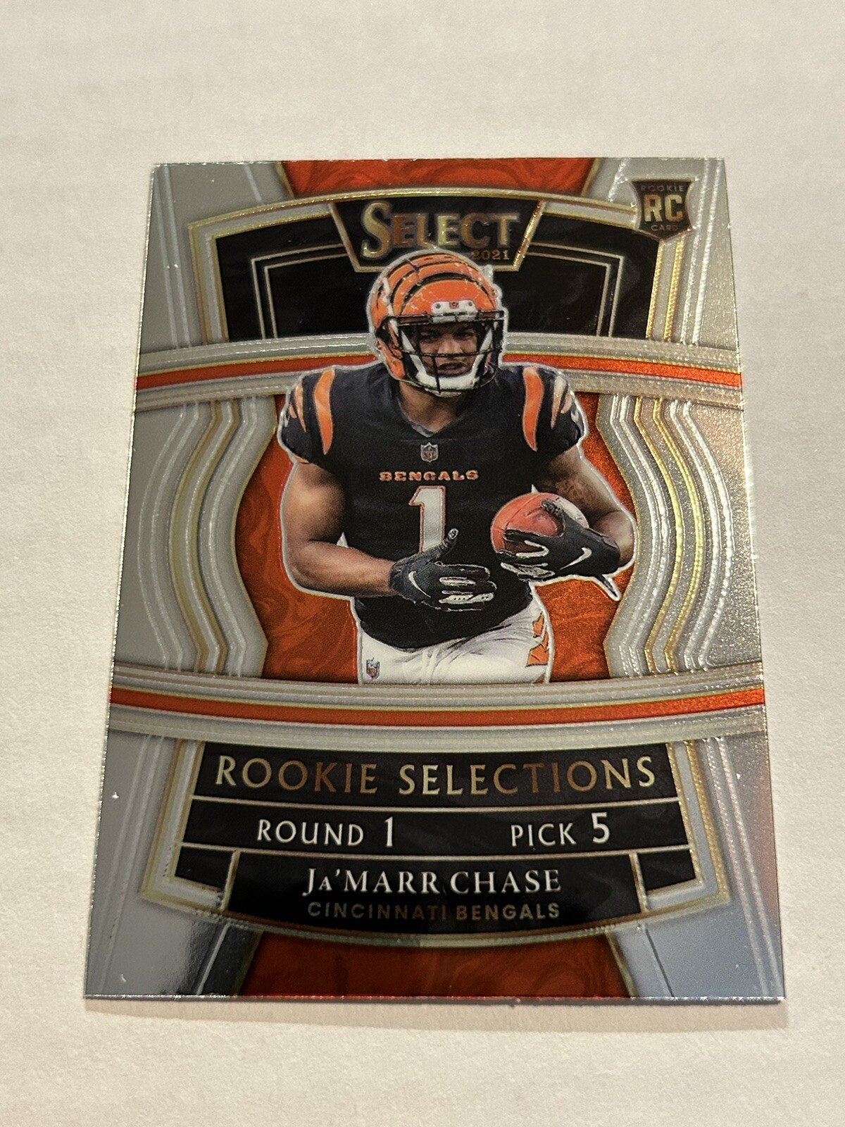 2021 SELECT JA’MARR CHASE ROOKIE SELECTIONS #RS-7 BENGALS