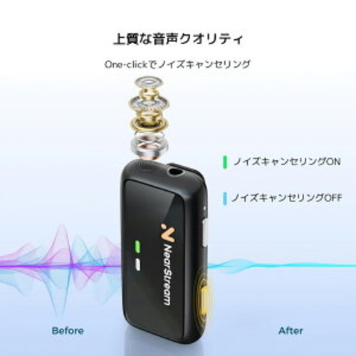 NearStream Lavalier iPhone/Android/DSLR/Camera/PC Wireless for Microphone - Picture 4 of 9