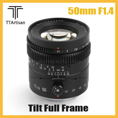 TTartisan 50mm Tilt Full Frame Lens fr Sony E-mount Fuji X