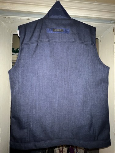 Unisex Guess Blue Full Zip Puffer Vest Size S - Picture 5 of 6