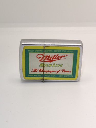 Vintage WIND PROOF MILLER High Life Advertising LIGHTER  My Lite  - Picture 13 of 13