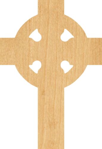 Celtic Cross 2 découpe laser forme de bois fourniture artisanale - découpe Woodcraft - Photo 1/1