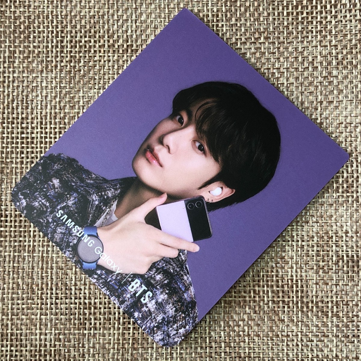 BTS JUNGKOOK [Samsung Galaxy Z Flip 4] Official Photocard