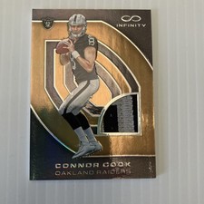 Connor Cook #RM-CO Prime /8 Rare Raiders 2016 Panini Infinity  RC Patch Jersey