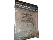 POWERTEC 6-1/2" Universal Router Base Plate for Trim Routers (Plate with Screws)