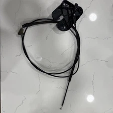 2011-2018 AUDI A8 A8L S8 HOOD LATCH RELEASE LEVER BRACKET W/ HANDLE 4H1823633