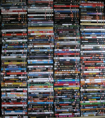 50 DVD Mystery Lot w/ Cases - Mixed Genres - Random Movies - No Duplicates -