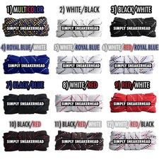 2026 FLAT PREMIUM PATTERN COLORFUL SHOELACES LACES FOR ALL SHOE STYLES SNEAKERS