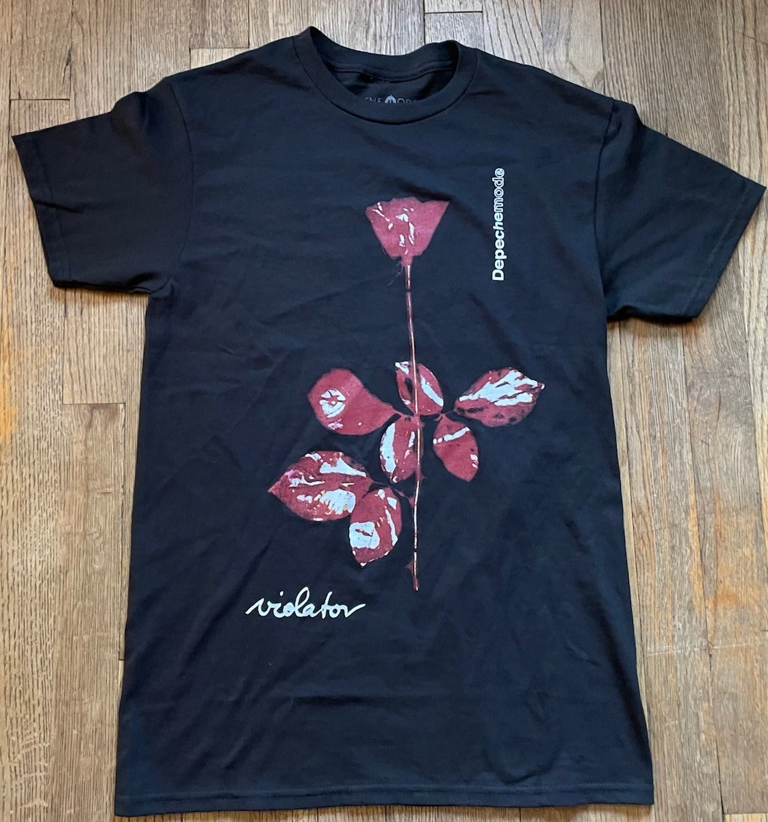 T-shirt Depeche Mode 'Violator' Officiel – Noir, Manches Courtes, Coton, Neuf Avec étiquettes !