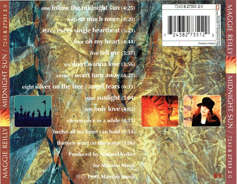 (CD) Maggie Reilly - Midnight Sun - Every Single Heartbeat, Don't Wanna Lose - Bild 2 von 2