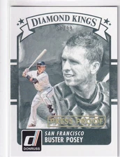 BUSTER POSEY /99 DONRUSS GOLD PRESS PROOF PARALLEL GIANTS #24 2016 16 PANINI