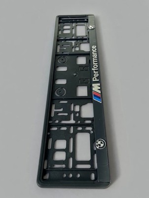 BMW M Performance  Line Gold chrom 3D-Effekt Kennzeichenhalter Nummernschild