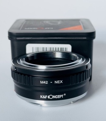 K&F Concept Adapter mark II for M42 Screw Lens to Sony E-Mount Camera A7C a7R2