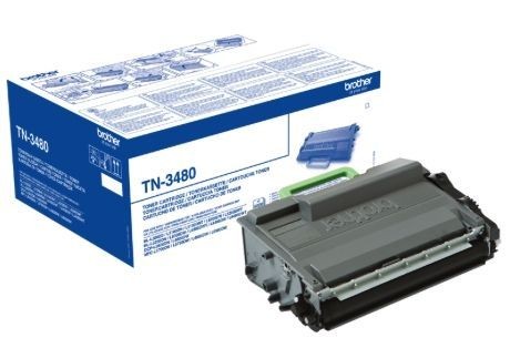 Toner noir Brother TN-3480 pour l'impression de vos documents pro