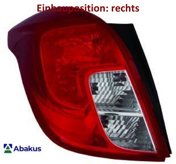 Abakus 442-1983R-UE Heckleuchte Rechts RüCklicht Hecklicht RüCkleuchte-image