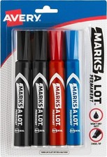 Marks A Lot(R) Regular Permanent Markers Asso...