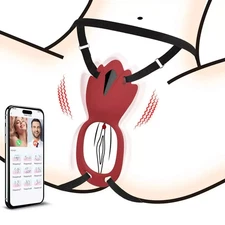 Couple Sex Toys Wearable Panty Vibrator Vibrating Penis Ring Clitoral Stimulator