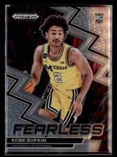2023 Panini Prizm Draft Picks #15 Kobe Bufkin Fearless RC