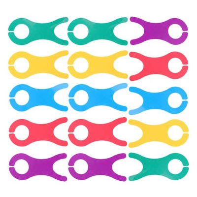30 PCS Thread Winding Board Fish Shaped Holder Bobbin for Weaving