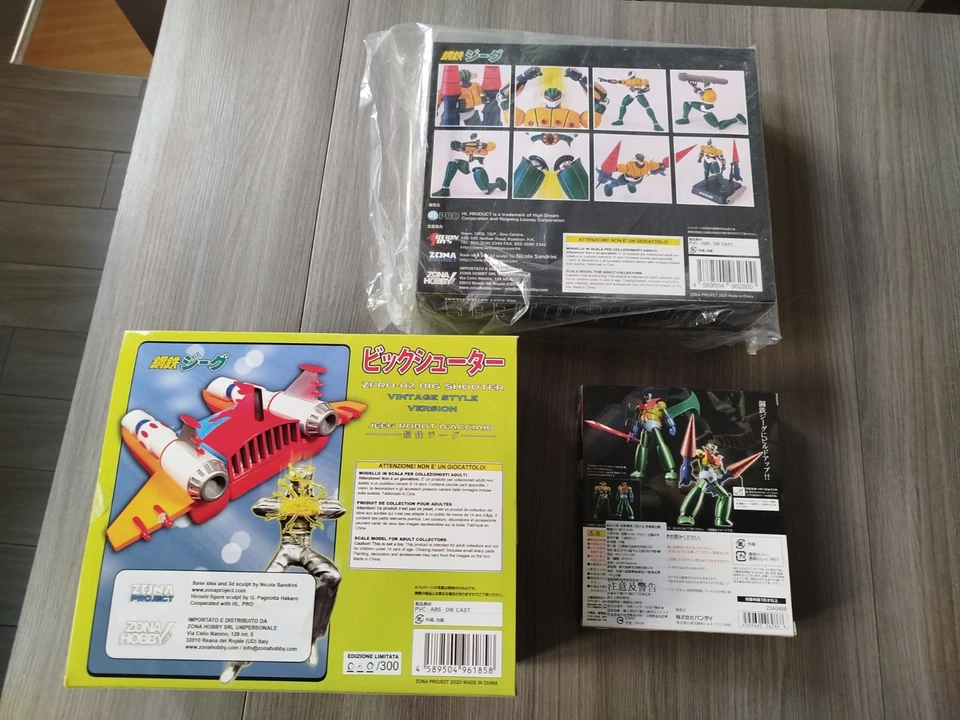 Jeeg Zpro Limited Vintage,Big Shooter Vintage Matching Number E Src Mazinga Jeeg - Immagine 2 di 4