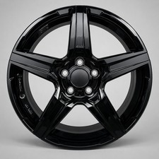 17 Zoll 5-Speichen Alufelgen passend für Mercedes V-Klasse Vito schwarz glanz