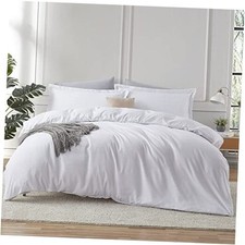 White Duvet Cover Size - 3 Piece Duvet Cover King 01 - White No Comforter 