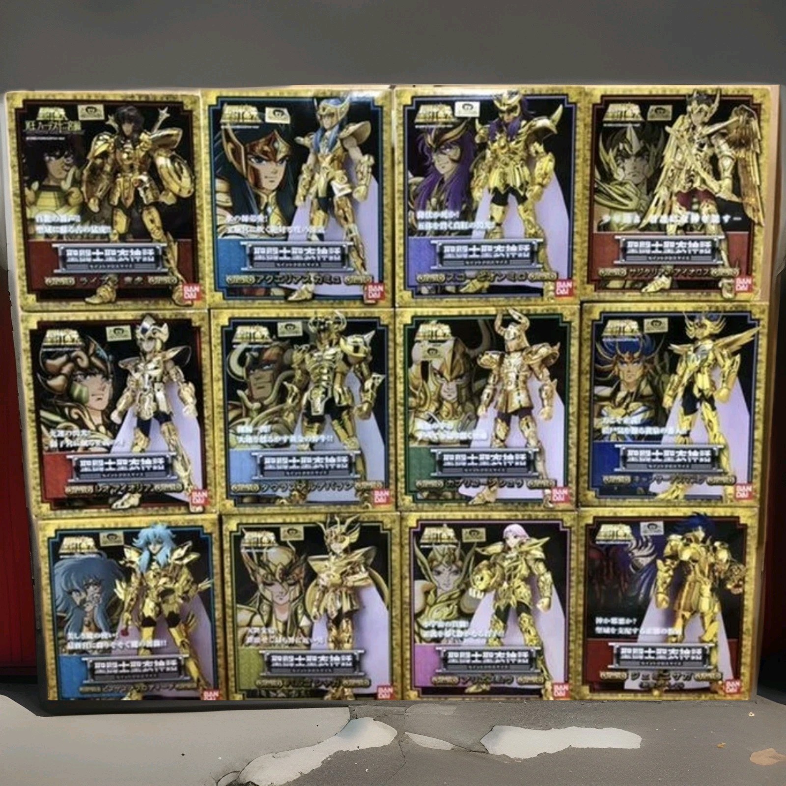 Saint Seiya Myth Cloth Bandai Gold Saint Serie Completa