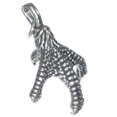 Kralle Sterling Silber großer Charm Anhänger 0,925 x 1 Adler Krallen Charms