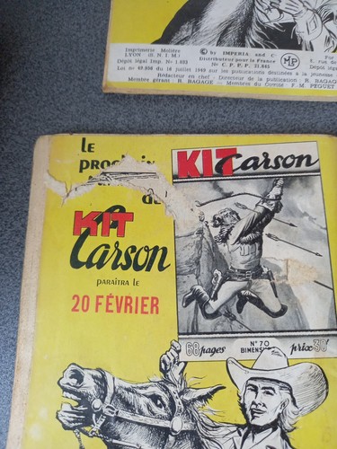 Lote 11 KIT CARSON 1957 BIMENSUAL 34, 59, 60, 62, 69, 70, 72, 80, 82, 197, 339 - Imagen 10 de 14