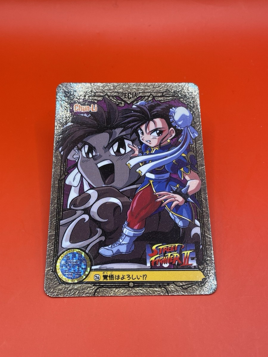 その他 street fighter 2 1994 Bandai card Capcom Street Fighter 2 Chun-Li Card 1994 CAPCOM BANDAI Special Made In