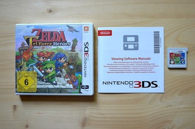 3DS - The Legend of Zelda: Tri Force Heroes - (OVP, mit Anleitung)