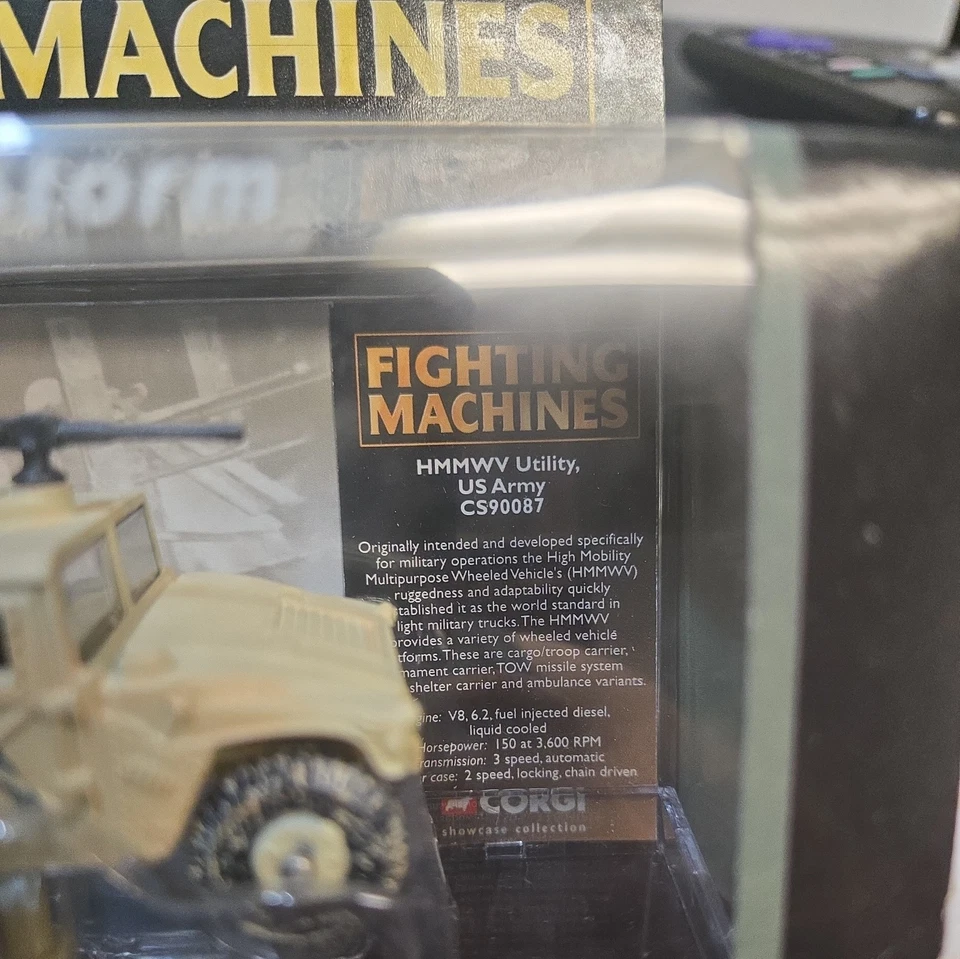 CORGI Fighting Machines Operation Desert Storm Hummer Utility US Army - Image 4 of 4