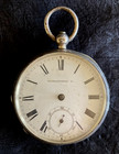Fabulous & Rare Antique 1886 Key Wind Waltham Pocket Watch W/ Sterling Case