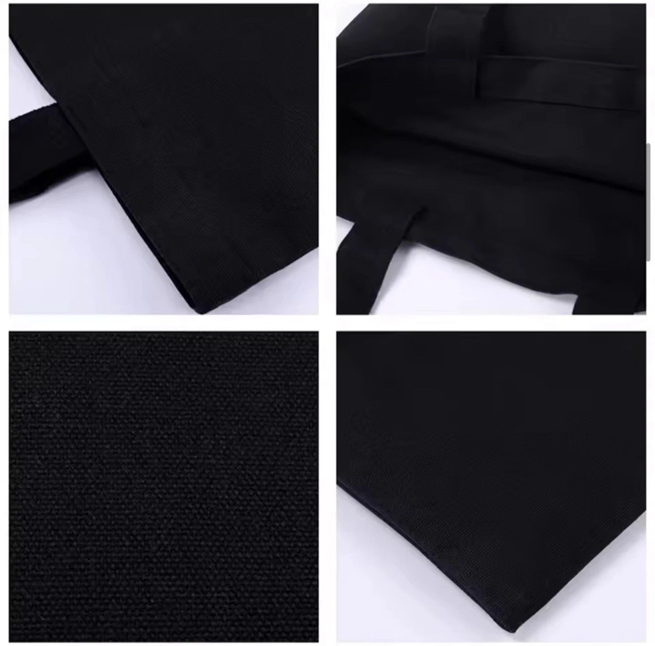 Kpop Demon Hunters HUNTRIX Canvas Tote Bag - Black