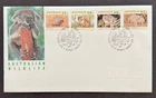 AtoZ. Australia Wildlife 1992 FDC Koala Wombat Echidna Brushtail