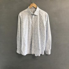 Men Eton shirt white cotton 44/XXL/52