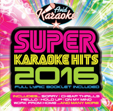 Various Artists Super Karaoke Hits 2016 CD Album