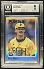 2024 Topps Archives Paul Skenes RC Rainbow Foilboard Rookie #/199 Pirates BGS 9
