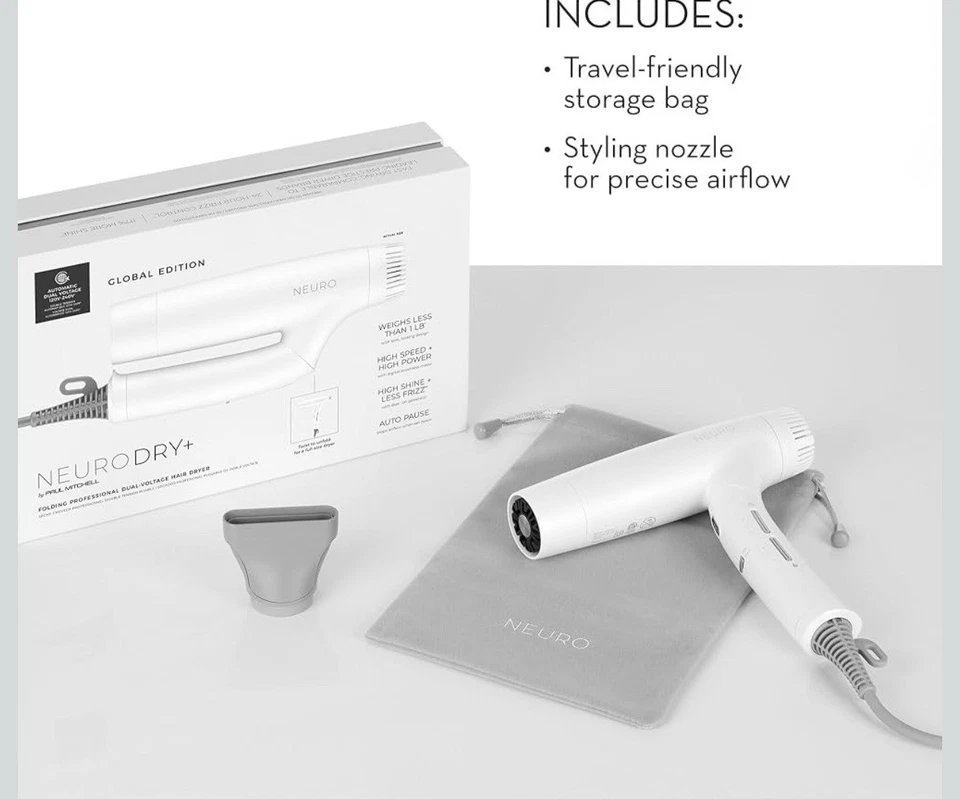 Paul Mitchell Neuro Dry+ Folding Hair Dryer - Image 4 of 4