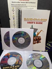 Band in A Box Music Software PG Music 5 CD 2 Manuals Windows 95 Nice Studio D1